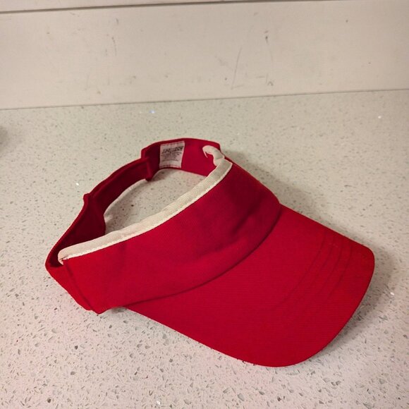 Fox Racing 45 Adjustable Visor HAT/CAP Red/White ONE SIZE - Picture 3 of 4